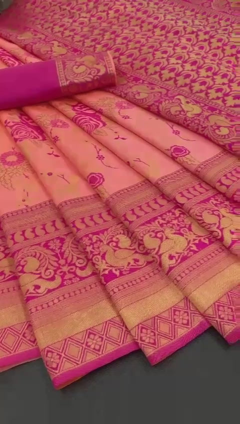 Buy Kanchipuram Semi Silk Sarees at best prices - Nishalika