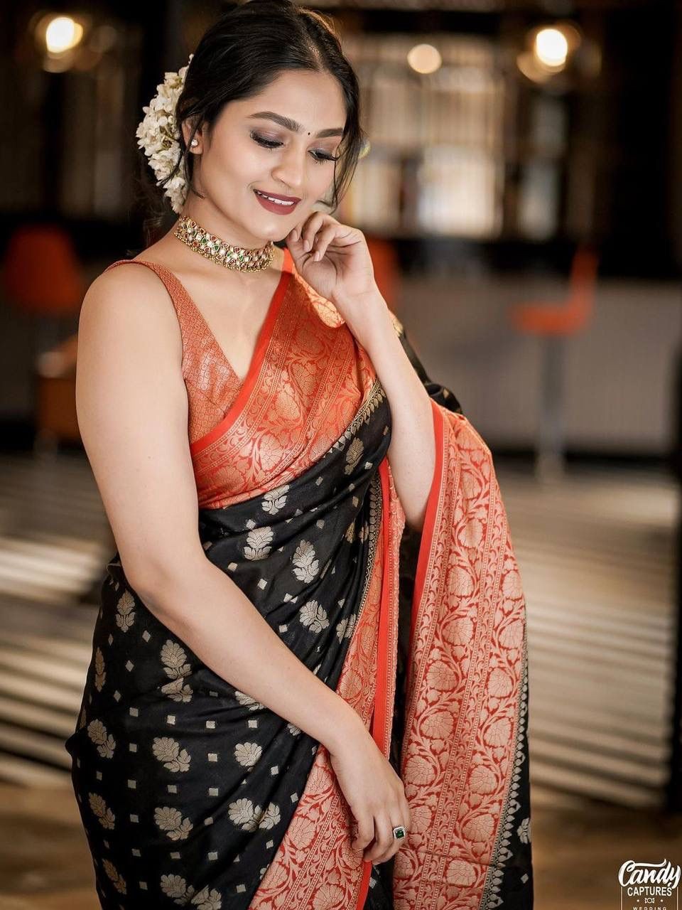 Black Stone Saree and Black Stone Sari Online Shopping